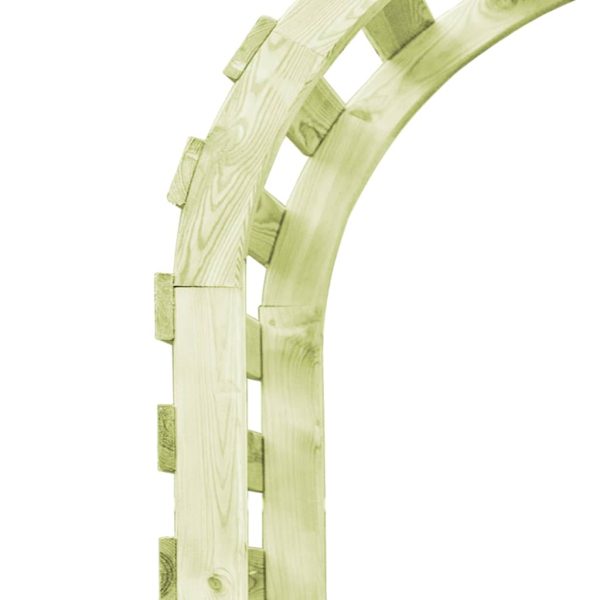 Pergolato Da Giardino 130x60x230cm Legno Di Pino Impregnato - Image 4