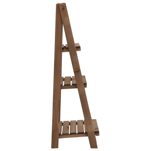 Piedistallo Piante 3 Livelli Con Lavagna 40x30x90cm Legno Abete - Image 3