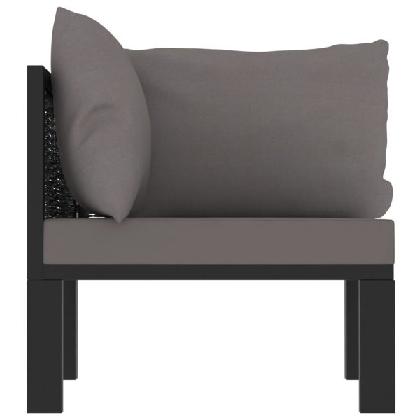 Idaxl Divano Angolare Modulare Bracciolo Sinistro Polyrattan Antracite - Image 3