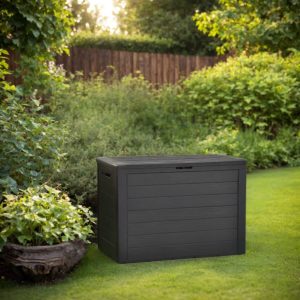 Baule Da Giardino Antracite 78x44x55 cm