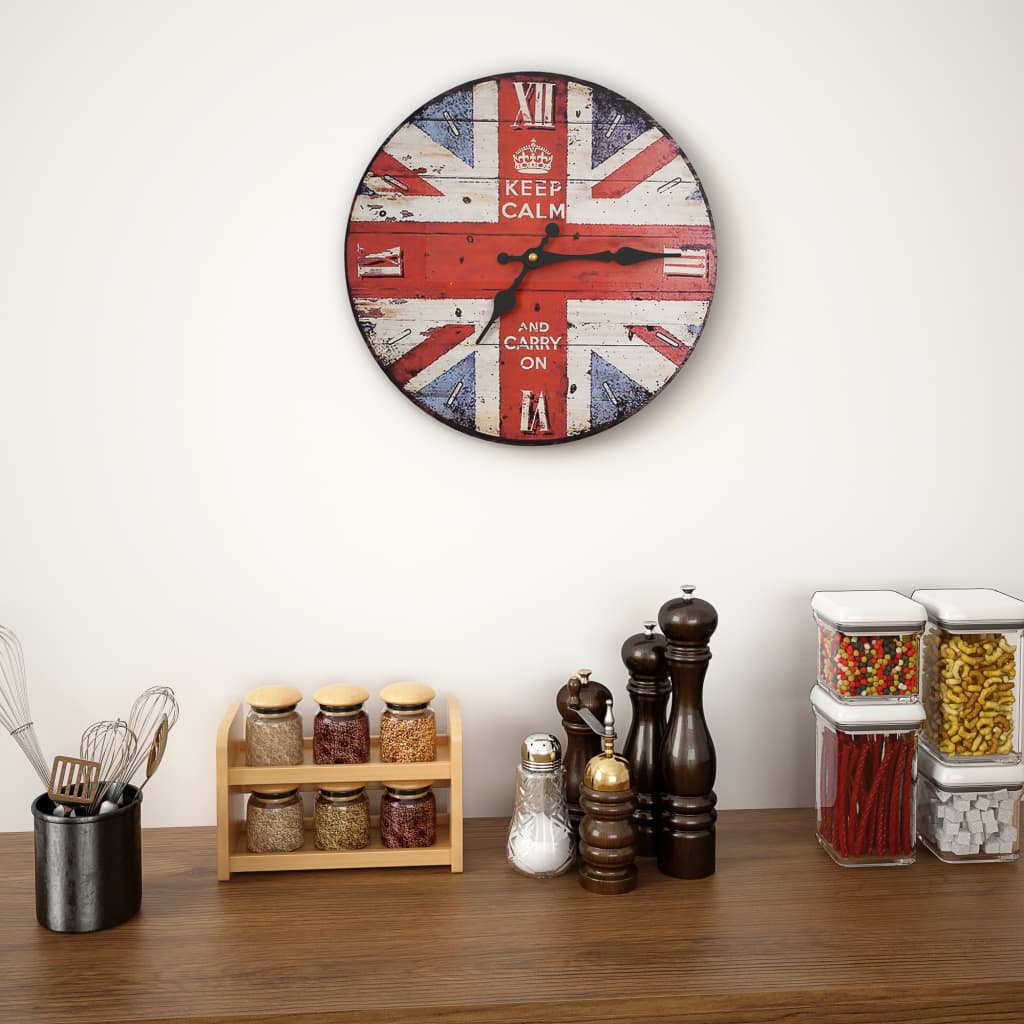 Orologio Da Parete Vintage Uk 30 cm