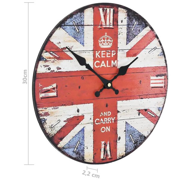 Orologio Da Parete Vintage Uk 30 cm - Image 6