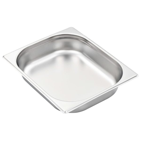 Contenitori Gastronorm 4 Pz Gn 1/2 65 Mm In Acciaio Inox - Image 4