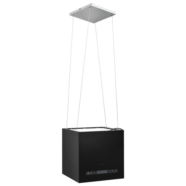 Cappa Da Cucina Ad Isola Sospesa Lcd Sensore 37 Cm In Acciaio - Image 3