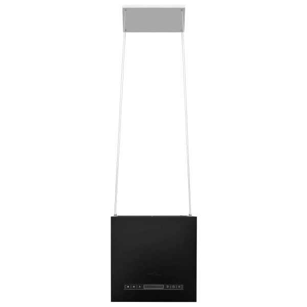 Cappa Da Cucina Ad Isola Sospesa Lcd Sensore 37 Cm In Acciaio - Image 4