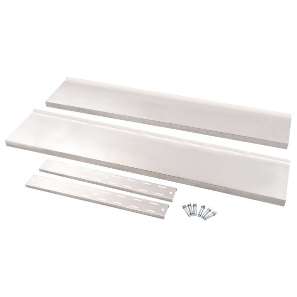 Mensola A Sospensione A 2 Livelli In Acciaio Inox 150x30 cm - Image 5