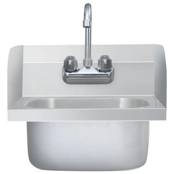 Lavandino Commerciale Con Rubinetto In Acciaio Inossidabile - Image 3