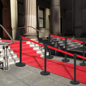 Palletto Con Nastro Per Aeroporto In Acciaio Nero