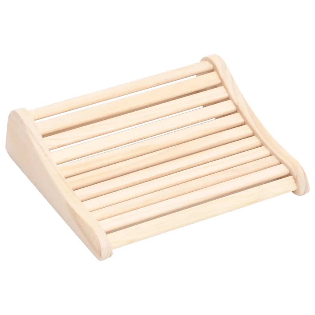 Poggiatesta Per Sauna In Legno Massello Di Pino