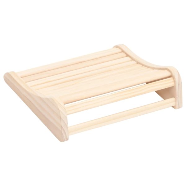 Poggiatesta Per Sauna In Legno Massello Di Pino - Image 4