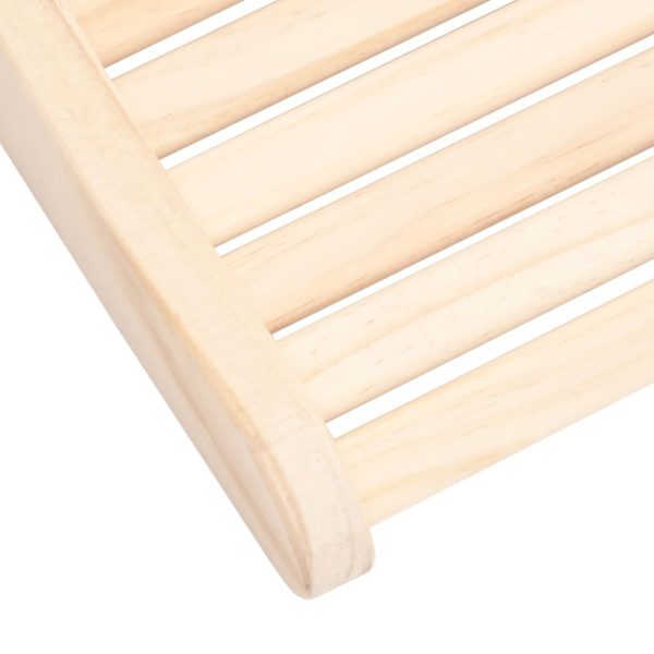 Poggiatesta Per Sauna In Legno Massello Di Pino - Image 5
