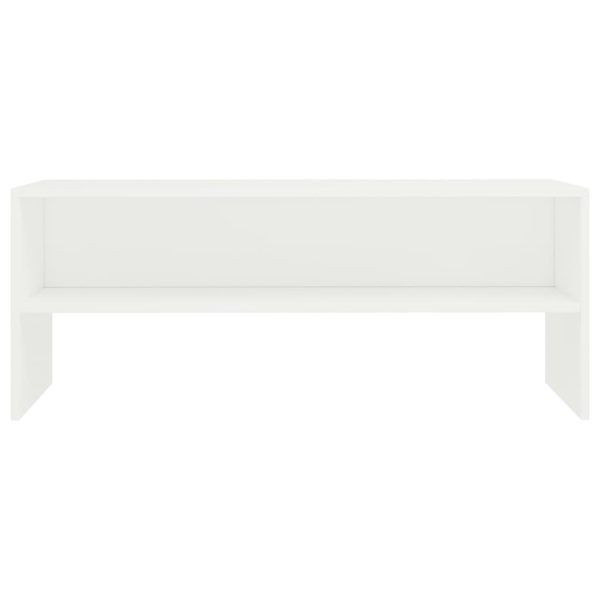 Mobile Porta Tv Bianco 100x40x40 Cm In Legno Multistrato - Image 4