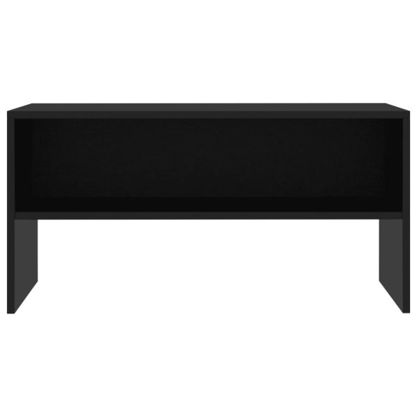 Mobile Porta Tv Nero 80x40x40 Cm In Legno Multistrato - Image 4