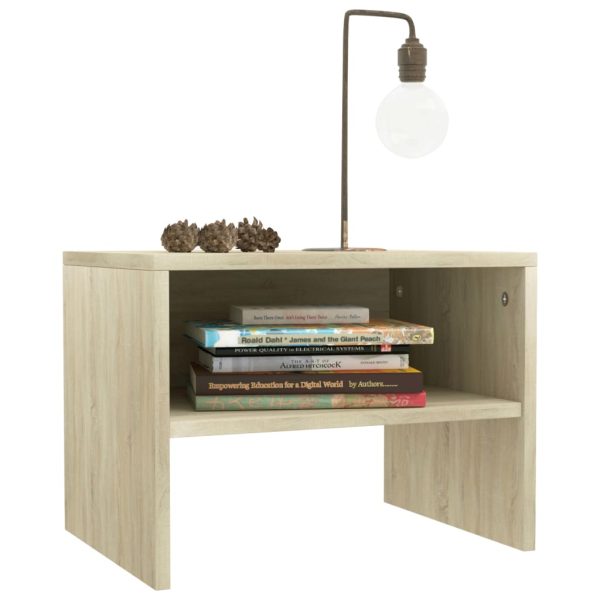Comodini 2 Pz Rovere Sonoma 40x30x30 Cm In Legno Multistrato - Image 3