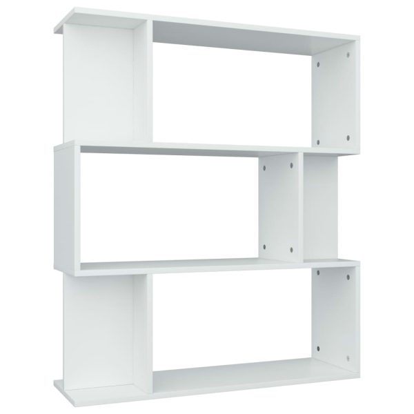 Libreria/divisorio Bianco 80x24x96 Cm In Legno Multistrato - Image 2