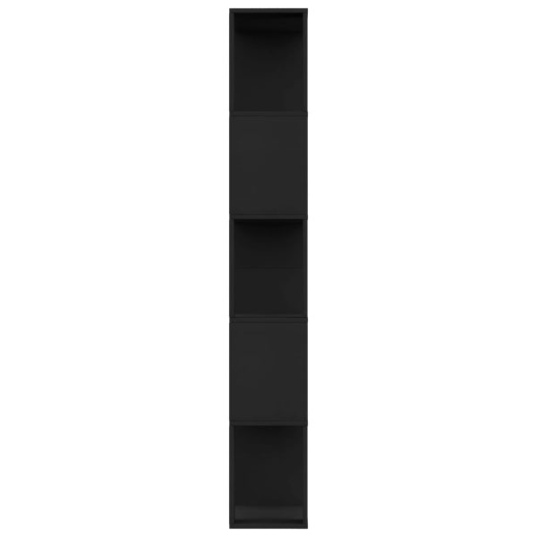 Libreria/divisorio Nero 80x24x159 Cm In Legno Multistrato - Image 6
