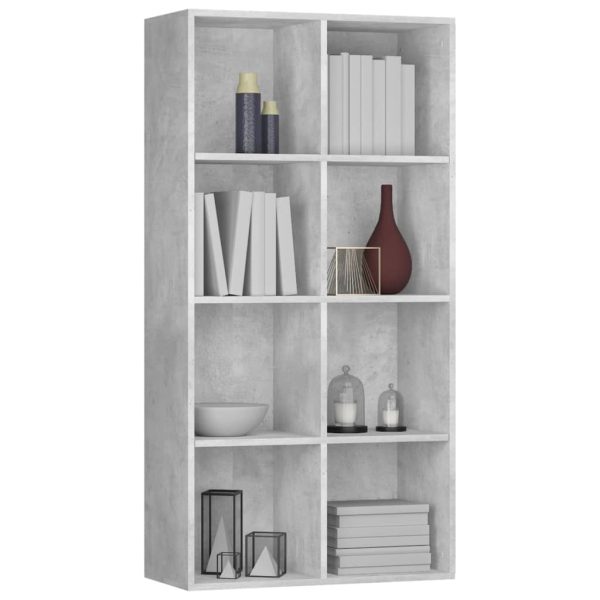 Libreria/credenza Grigio Cemento 66x30x130 Cm Legno Multistrato - Image 3
