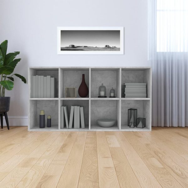 Libreria/credenza Grigio Cemento 66x30x130 Cm Legno Multistrato - Image 6