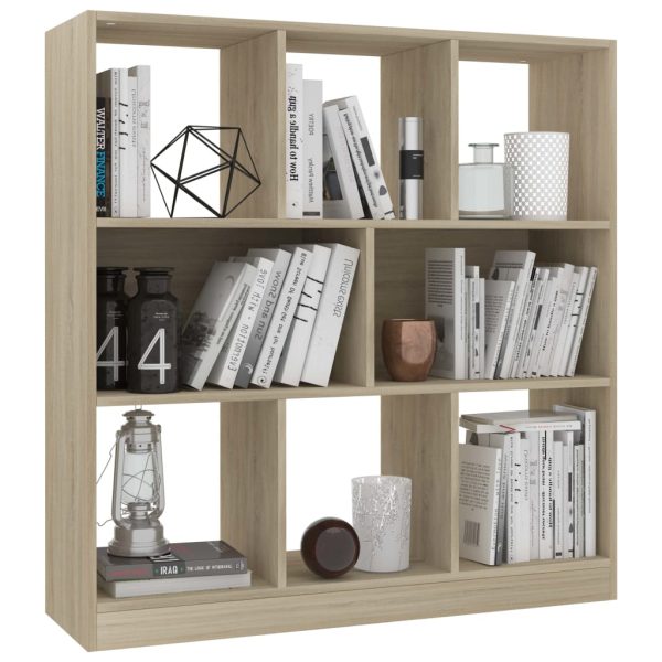 Libreria Rovere Sonoma 97,5x29,5x100 Cm In Legno Multistrato - Image 3
