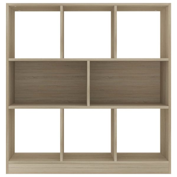 Libreria Rovere Sonoma 97,5x29,5x100 Cm In Legno Multistrato - Image 4