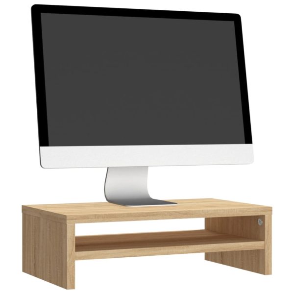 Supporto Monitor Rovere Sonoma 42x24x13 Cm In Legno Multistrato - Image 3