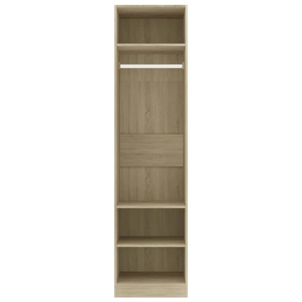 Armadio Rovere Sonoma 50x50x200 Cm In Legno Multistrato - Image 5