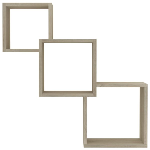 Mensole A Muro Cubiche In Rovere Sonoma 68x15x68cm Truciolato - Image 4