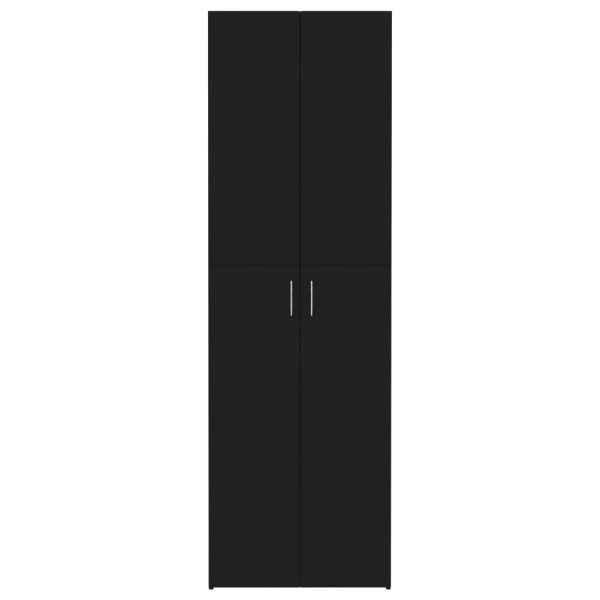 Armadio Per Ufficio Nero 60x32x190 Cm In Legno Multistrato - Image 6