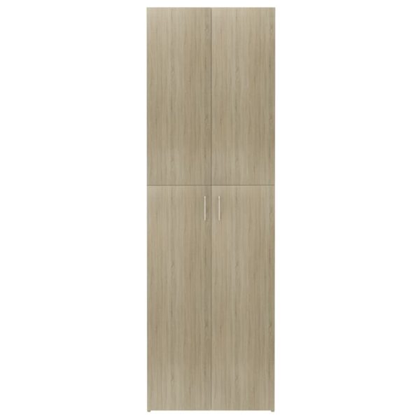 Armadio Per Ufficio Rovere Sonoma 60x32x190cm Legno Multistrato - Image 5