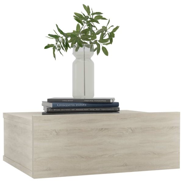 Comodini Pensili 2pz Rovere Sonoma 40x30x15cm Legno Multistrato - Image 3
