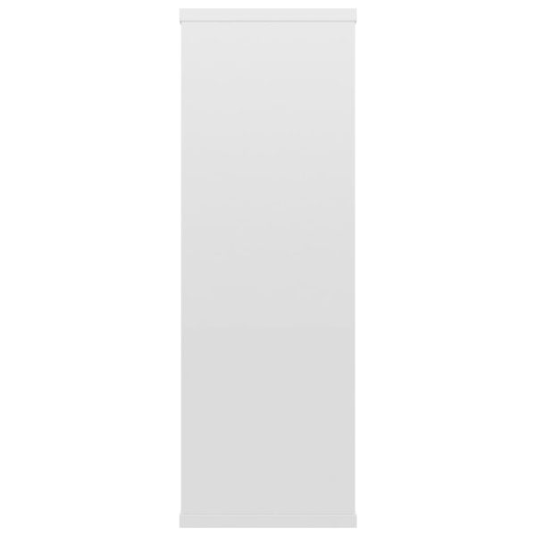 Mensole A Muro Bianco Lucido 104x20x58,5cm In Legno Multistrato - Image 5