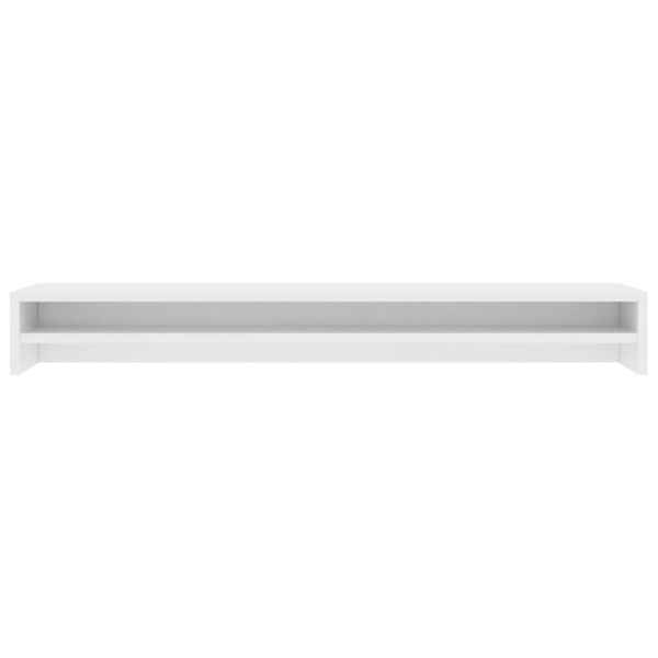 Supporto Per Monitor Bianco 100x24x13 Cm In Legno Multistrato - Image 4