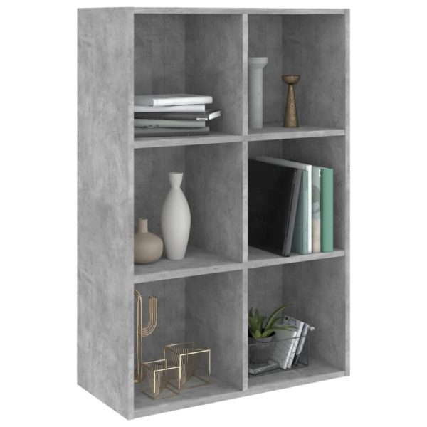 Libreria/credenza Grigio Cemento 66x30x98 Cm Legno Multistrato - Image 3