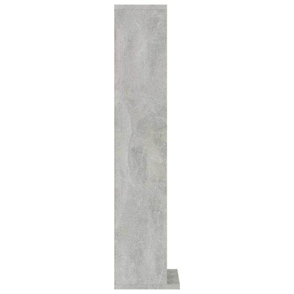 Mobile Porta Cd Grigio Cemento 21x20x88 Cm In Legno Multistrato - Image 5
