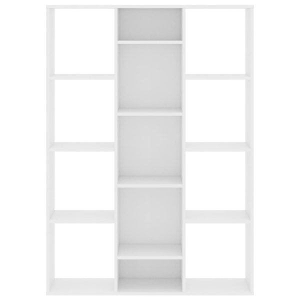 Libreria/divisorio Bianco 100x24x140 Cm In Legno Multistrato - Image 5
