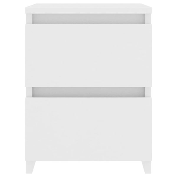 Comodini 2 Pz Bianco 30x30x40 Cm In Legno Ingegnerizzato - Image 5