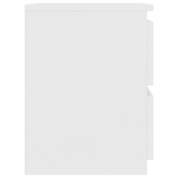 Comodini 2 Pz Bianco 30x30x40 Cm In Legno Ingegnerizzato - Image 6