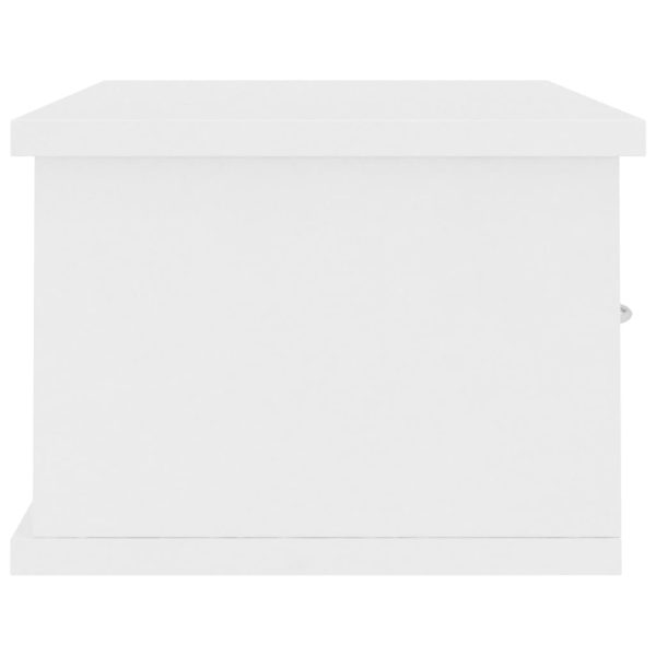 Scaffale Con Cassetti A Parete Bianco 60x26x18,5 Cm Multistrato - Image 5
