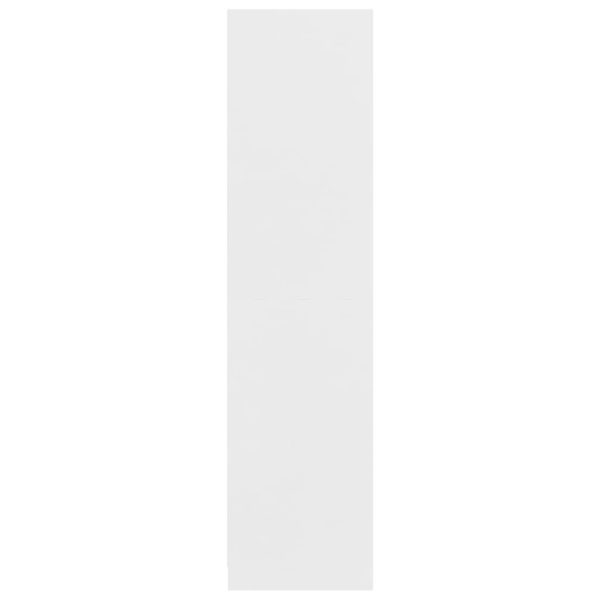 Armadio Bianco 100x50x200 Cm In Legno Multistrato - Image 5