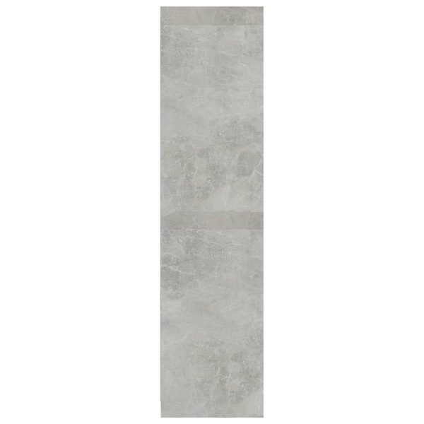 Armadio Cassetti Grigio Cemento 50x50x200 Cm Legno Multistrato - Image 5