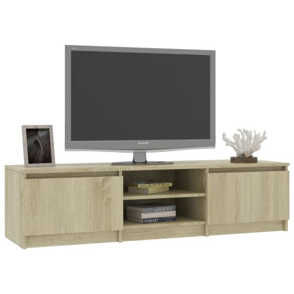 Mobile Tv Rovere Sonoma 140x40x35,5 Cm In Legno Multistrato - Image 3