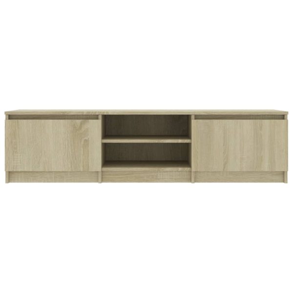 Mobile Tv Rovere Sonoma 140x40x35,5 Cm In Legno Multistrato - Image 4