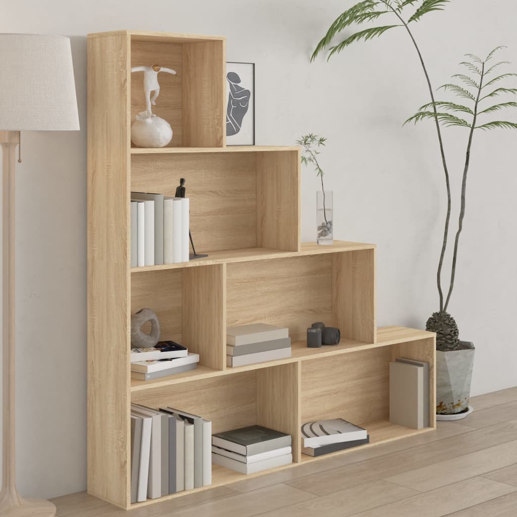 Libreria/divisorio Rovere Sonoma 155x24x160cm Legno Multistrato