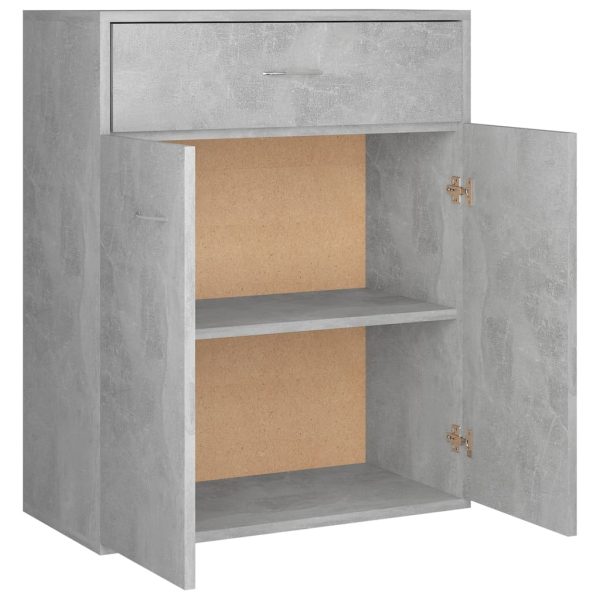 Credenza Grigio Cemento 60x30x75 Cm In Legno Multistrato - Image 6