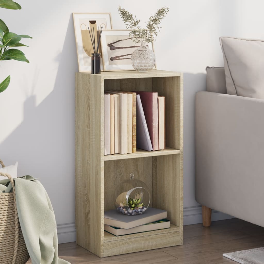 Libreria Rovere Sonoma 40x24x75 Cm In Legno Multistrato