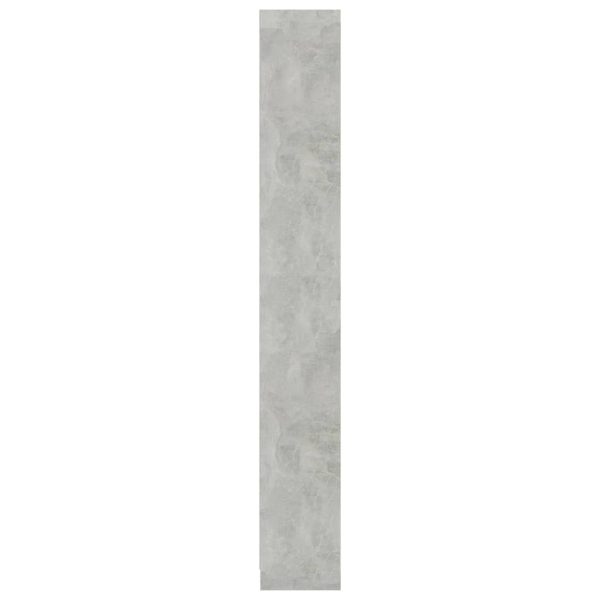 Libreria 5 Ripiani Grigio Cemento 40x24x175cm Legno Multistrato - Image 5