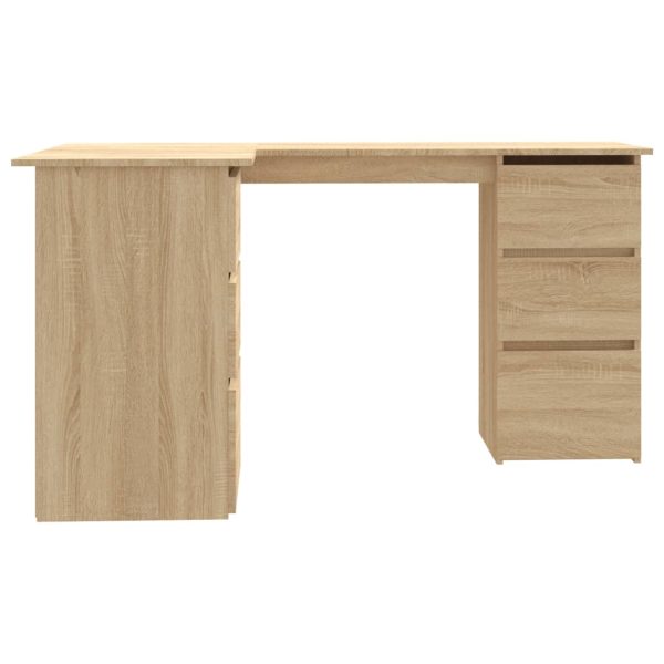 Scrivania Angolo Rovere Sonoma 145x100x76 Cm Legno Multistrato - Image 5