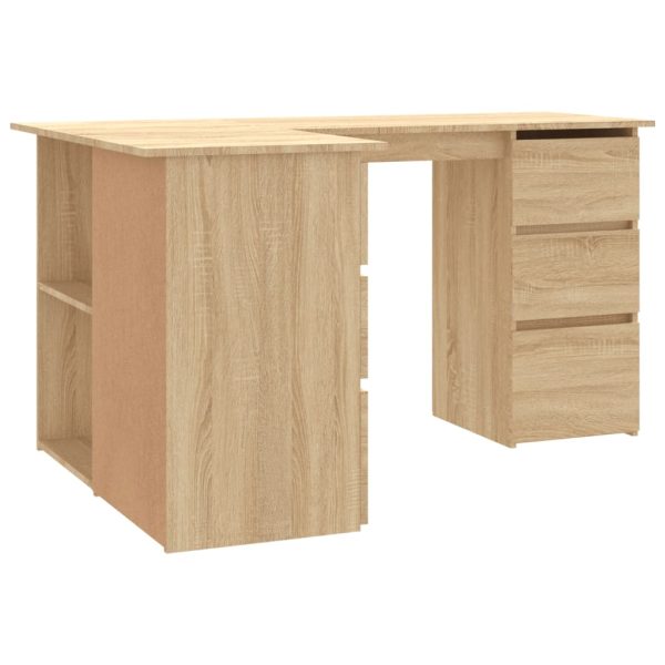 Scrivania Angolo Rovere Sonoma 145x100x76 Cm Legno Multistrato - Image 6