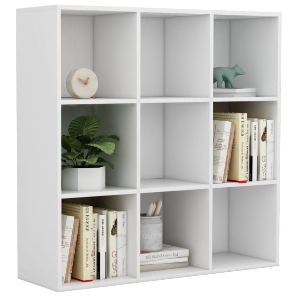 Libreria Bianca 98x29x97,5 Cm In Legno Multistrato - Image 5