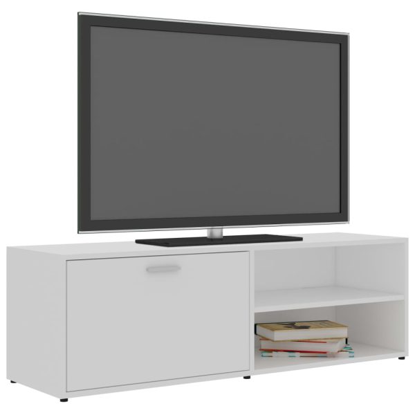 Mobile Porta Tv Bianco 120x34x37 Cm In Legno Multistrato - Image 3